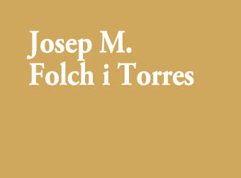 Premi Josep M. Folch i Torres